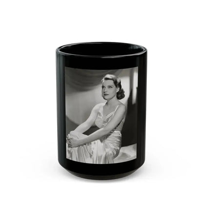 Betty Field #06 (Vintage Female Icon) Black Coffee Mug 15oz - Go Mug Yourself