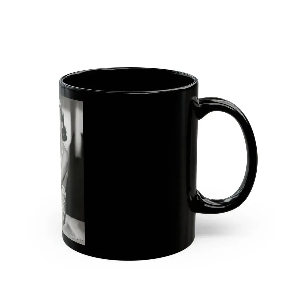 Betty Field #06 (Vintage Female Icon) Black Coffee Mug - Go Mug Yourself