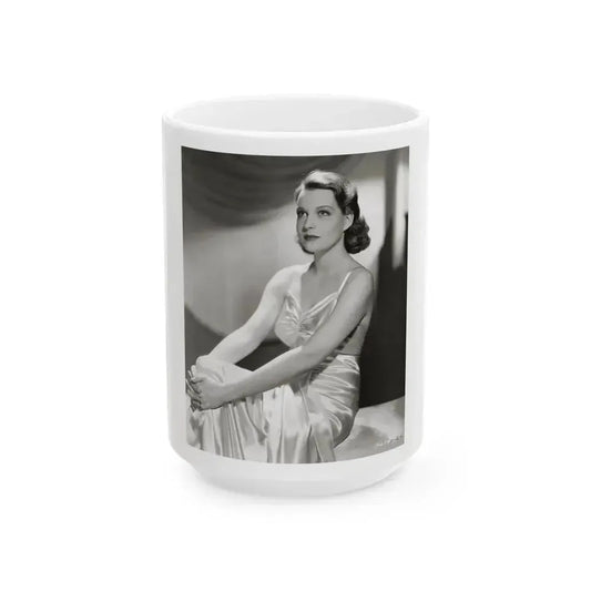 Betty Field #06 (Vintage Female Icon) White Coffee Mug 15oz - Go Mug Yourself