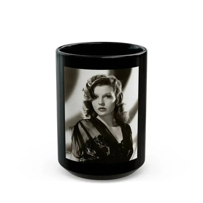 Betty Field #07 (Vintage Female Icon) Black Coffee Mug 15oz - Go Mug Yourself