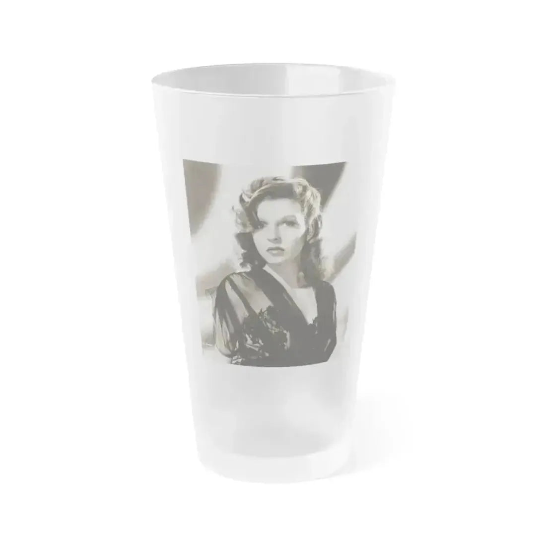 Betty Field #07 (Vintage Female Icon) Frosted Pint Glass 16oz 16oz Frosted - Go Mug Yourself