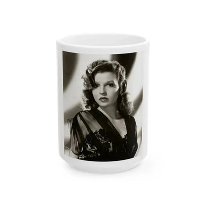 Betty Field #07 (Vintage Female Icon) White Coffee Mug 15oz - Go Mug Yourself