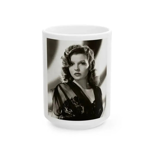 Betty Field #07 (Vintage Female Icon) White Coffee Mug 15oz - Go Mug Yourself