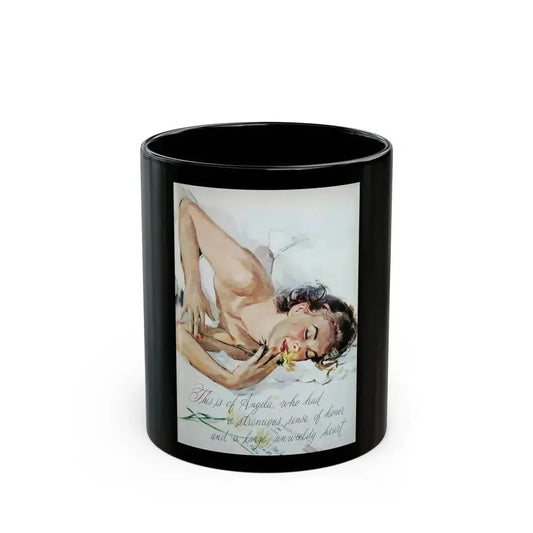 Between Doors, Good Housekeeping, February 1953 - Black Coffee Mug 11oz - Go Mug Yourself