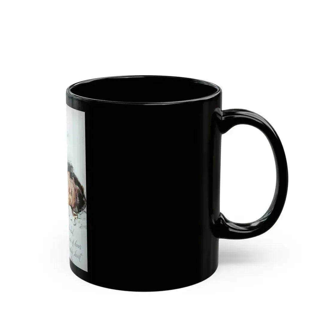 Between Doors, Good Housekeeping, February 1953 - Black Coffee Mug - Go Mug Yourself