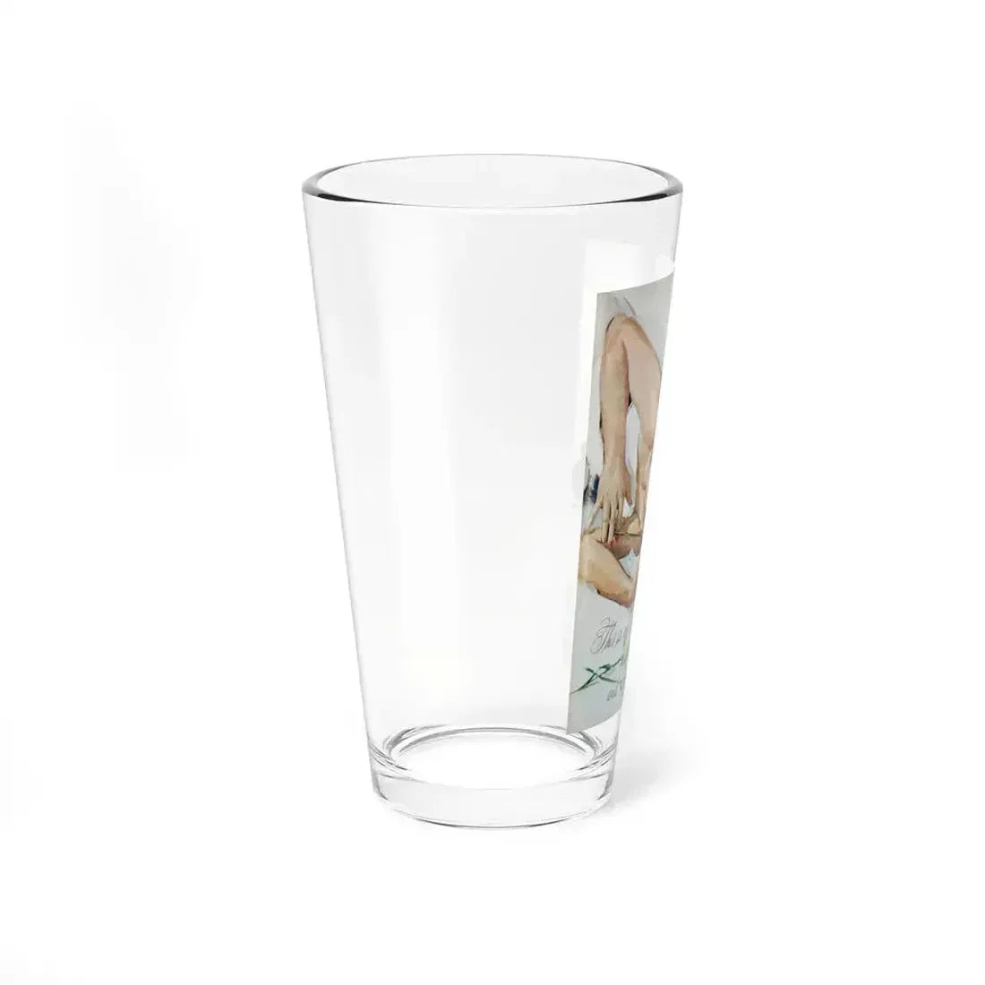 Between Doors, Good Housekeeping, February 1953 (Magazine Illustration) Pint Glass 16oz - Go Mug Yourself