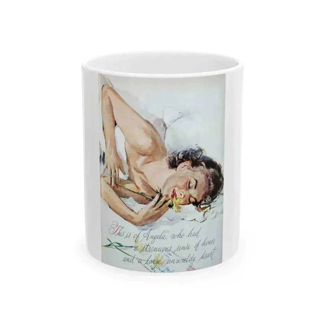Between Doors, Good Housekeeping, February 1953 - White Coffee Mug 11oz - Go Mug Yourself