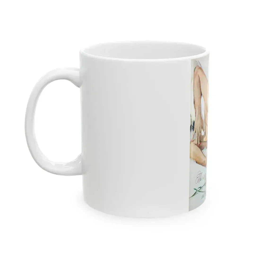 Between Doors, Good Housekeeping, February 1953 - White Coffee Mug - Go Mug Yourself