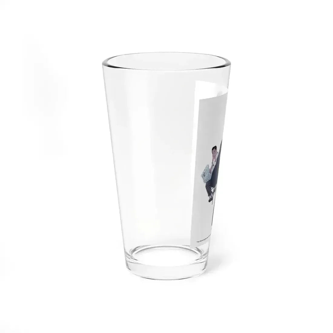 Between The Halves (1), Cosmopolitan, December 1957 (Magazine Illustration) Pint Glass 16oz - Go Mug Yourself