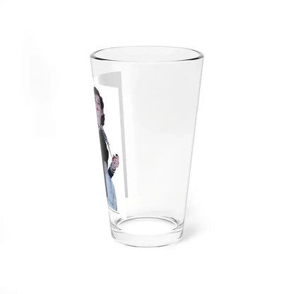 Between The Halves (1), Cosmopolitan, December 1957 (Magazine Illustration) Pint Glass 16oz - Go Mug Yourself