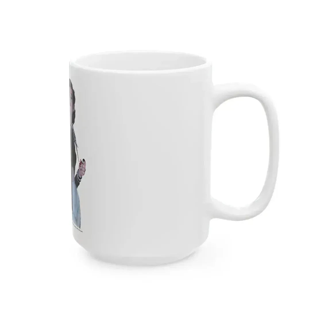 Between The Halves (1), Cosmopolitan, December 1957 - White Coffee Mug - Go Mug Yourself