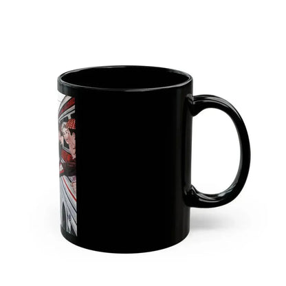 Between The Halves (2), Cosmopolitan, December 1957 - Black Coffee Mug - Go Mug Yourself
