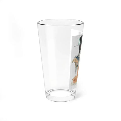 Between the Lines, Life Magazine cover, December 8, 1921 (Magazine Illustration) Pint Glass 16oz - Go Mug Yourself