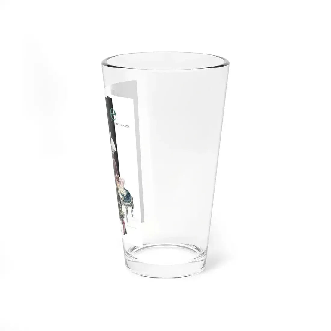 Between the Lines, Life Magazine cover, December 8, 1921 (Magazine Illustration) Pint Glass 16oz - Go Mug Yourself