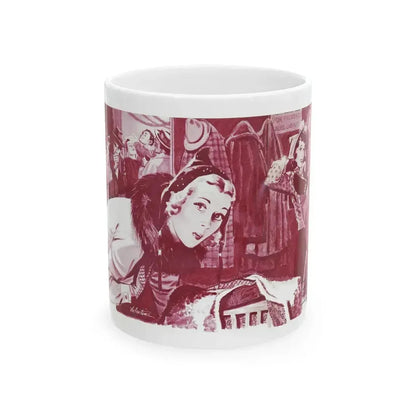 Between The Years, Woman's Day, December 1941 - White Coffee Mug 11oz - Go Mug Yourself