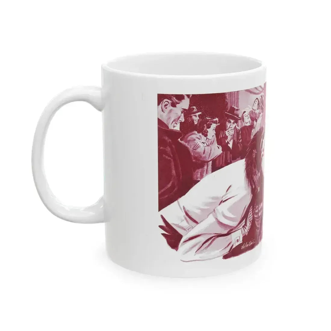 Between The Years, Woman's Day, December 1941 - White Coffee Mug - Go Mug Yourself