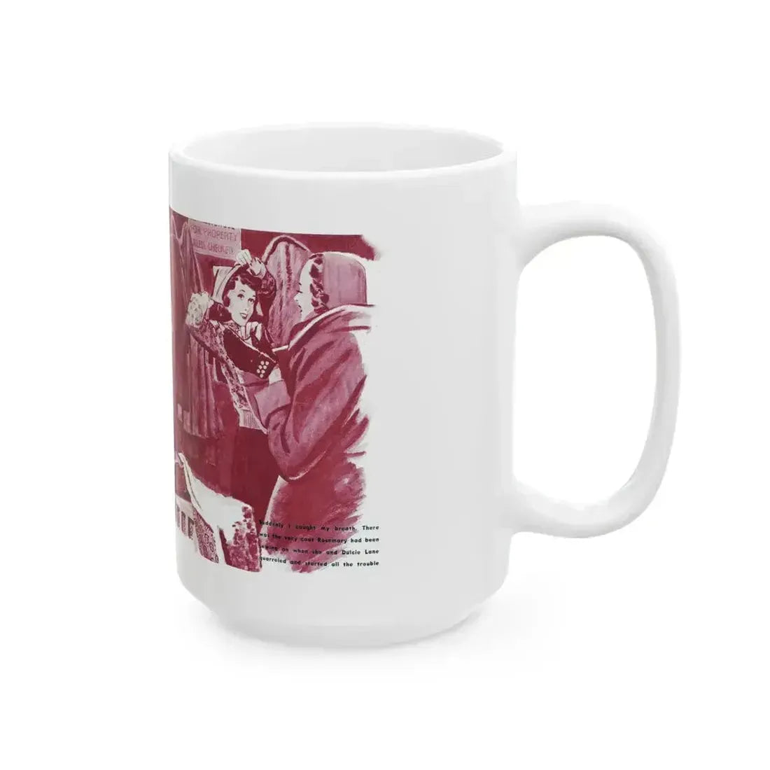 Between The Years, Woman's Day, December 1941 - White Coffee Mug - Go Mug Yourself