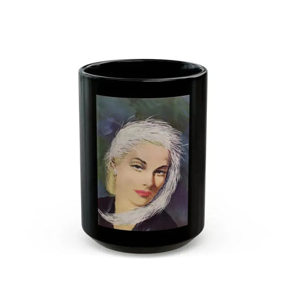 Beulah, Cosmopolitan Illustration, August 1948 - Black Coffee Mug 15oz - Go Mug Yourself