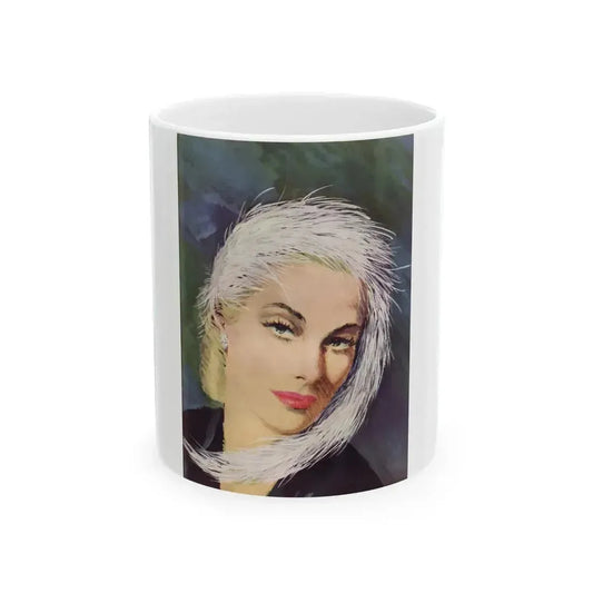 Beulah, Cosmopolitan Illustration, August 1948 - White Coffee Mug 11oz - Go Mug Yourself