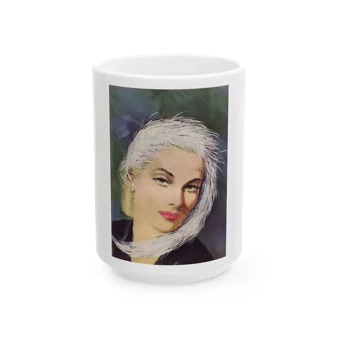 Beulah, Cosmopolitan Illustration, August 1948 - White Coffee Mug 15oz - Go Mug Yourself