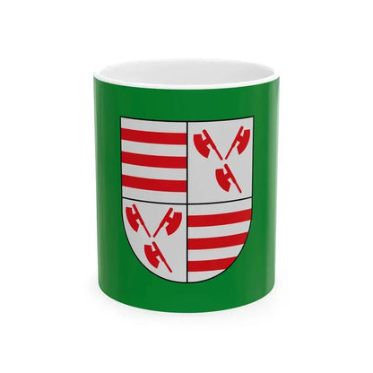 Bever B vlag (Belgium) White Coffee Mug 11oz - Go Mug Yourself