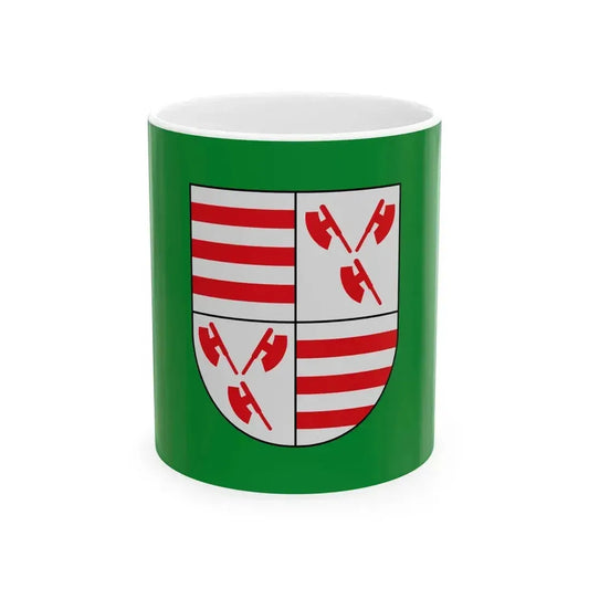Bever B vlag (Belgium) White Coffee Mug 11oz - Go Mug Yourself