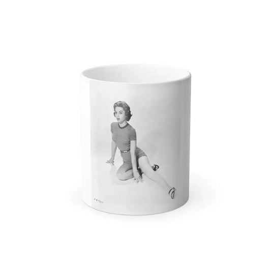 Beverly Garland #01 - 8x10 Vintage B&W Leggy Glamour Promo Photo for ''The Joker Is Wild'' '57_1 (Vintage Female Icon) Color Changing Mug 11oz 11oz - Go Mug Yourself