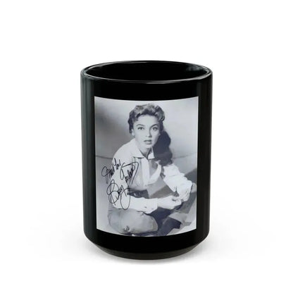 Beverly Garland #02 (Vintage Female Icon) Black Coffee Mug 15oz - Go Mug Yourself