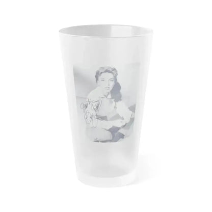 Beverly Garland #02 (Vintage Female Icon) Frosted Pint Glass 16oz 16oz Frosted - Go Mug Yourself