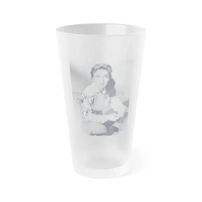 Beverly Garland #02 (Vintage Female Icon) Frosted Pint Glass 16oz 16oz Frosted - Go Mug Yourself