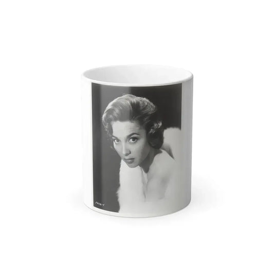 Beverly Garland #03 - 8x10 B&W Glamour Head & Shoulder Photo (Vintage Female Icon) Color Changing Mug 11oz 11oz - Go Mug Yourself