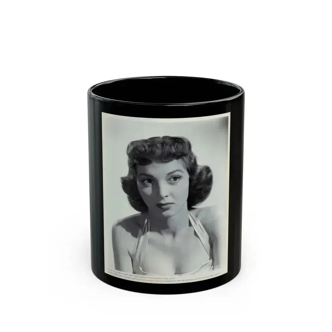 Beverly Garland #05 (Vintage Female Icon) Black Coffee Mug 11oz - Go Mug Yourself