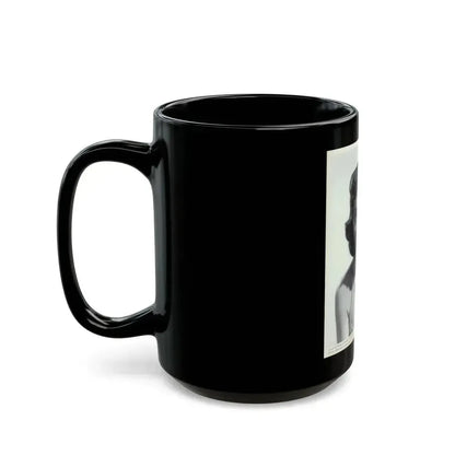 Beverly Garland #05 (Vintage Female Icon) Black Coffee Mug - Go Mug Yourself