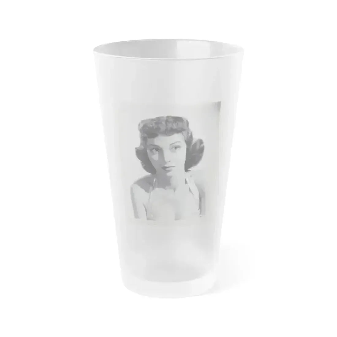 Beverly Garland #05 (Vintage Female Icon) Frosted Pint Glass 16oz 16oz Frosted - Go Mug Yourself