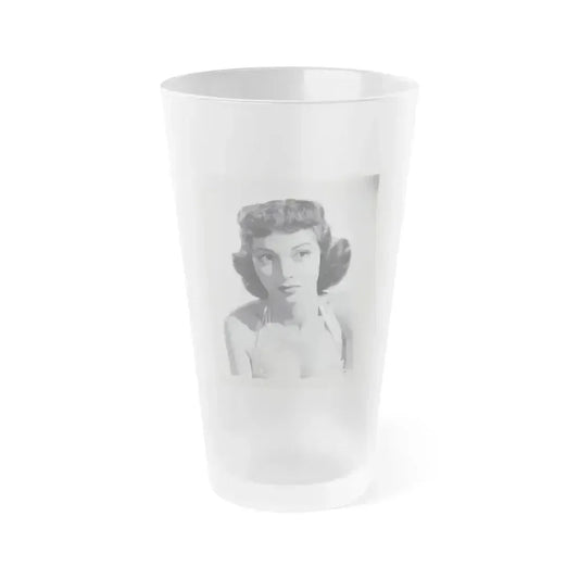 Beverly Garland #05 (Vintage Female Icon) Frosted Pint Glass 16oz 16oz Frosted - Go Mug Yourself