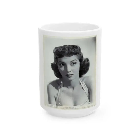Beverly Garland #05 (Vintage Female Icon) White Coffee Mug 15oz - Go Mug Yourself