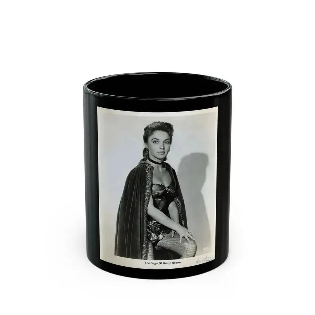 Beverly Garland #07 (Vintage Female Icon) Black Coffee Mug 11oz - Go Mug Yourself