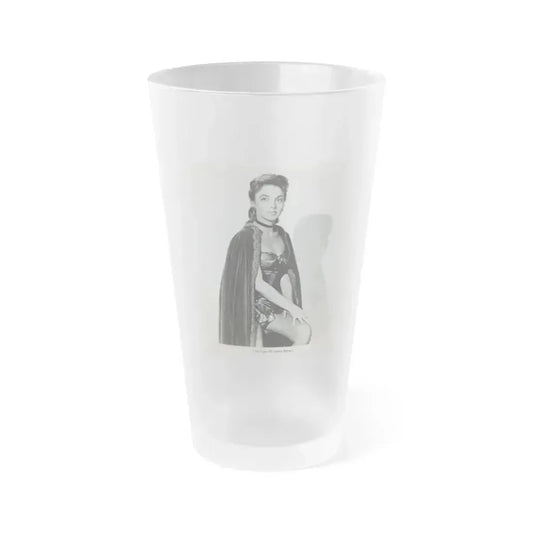 Beverly Garland #07 (Vintage Female Icon) Frosted Pint Glass 16oz 16oz Frosted - Go Mug Yourself