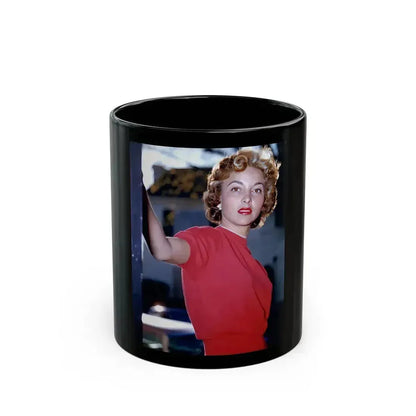 Beverly Garland #10 (Vintage Female Icon) Black Coffee Mug 11oz - Go Mug Yourself
