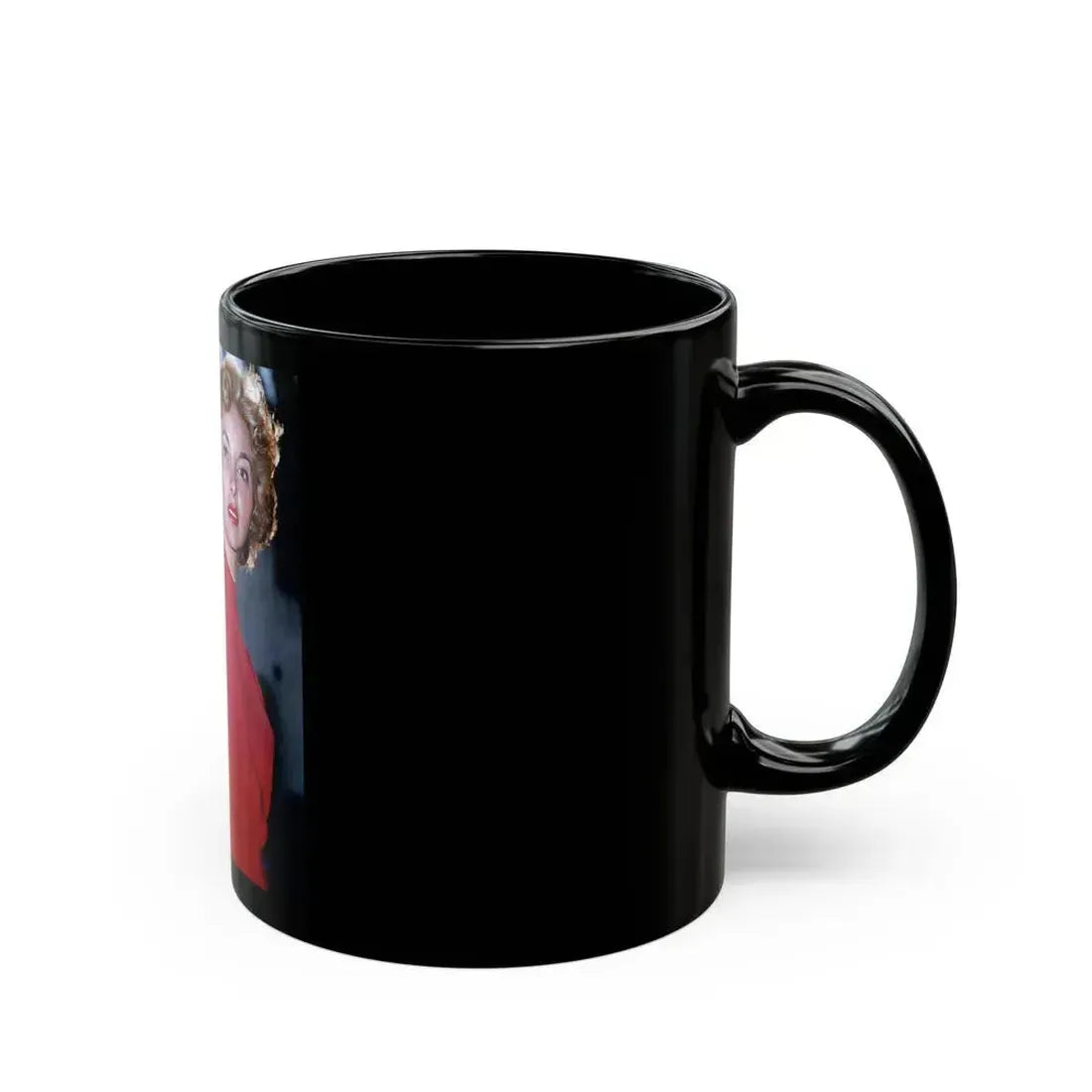 Beverly Garland #10 (Vintage Female Icon) Black Coffee Mug - Go Mug Yourself