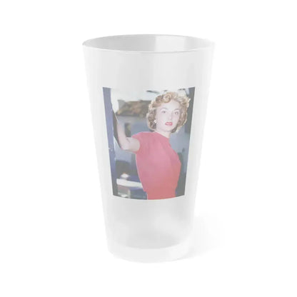 Beverly Garland #10 (Vintage Female Icon) Frosted Pint Glass 16oz 16oz Frosted - Go Mug Yourself