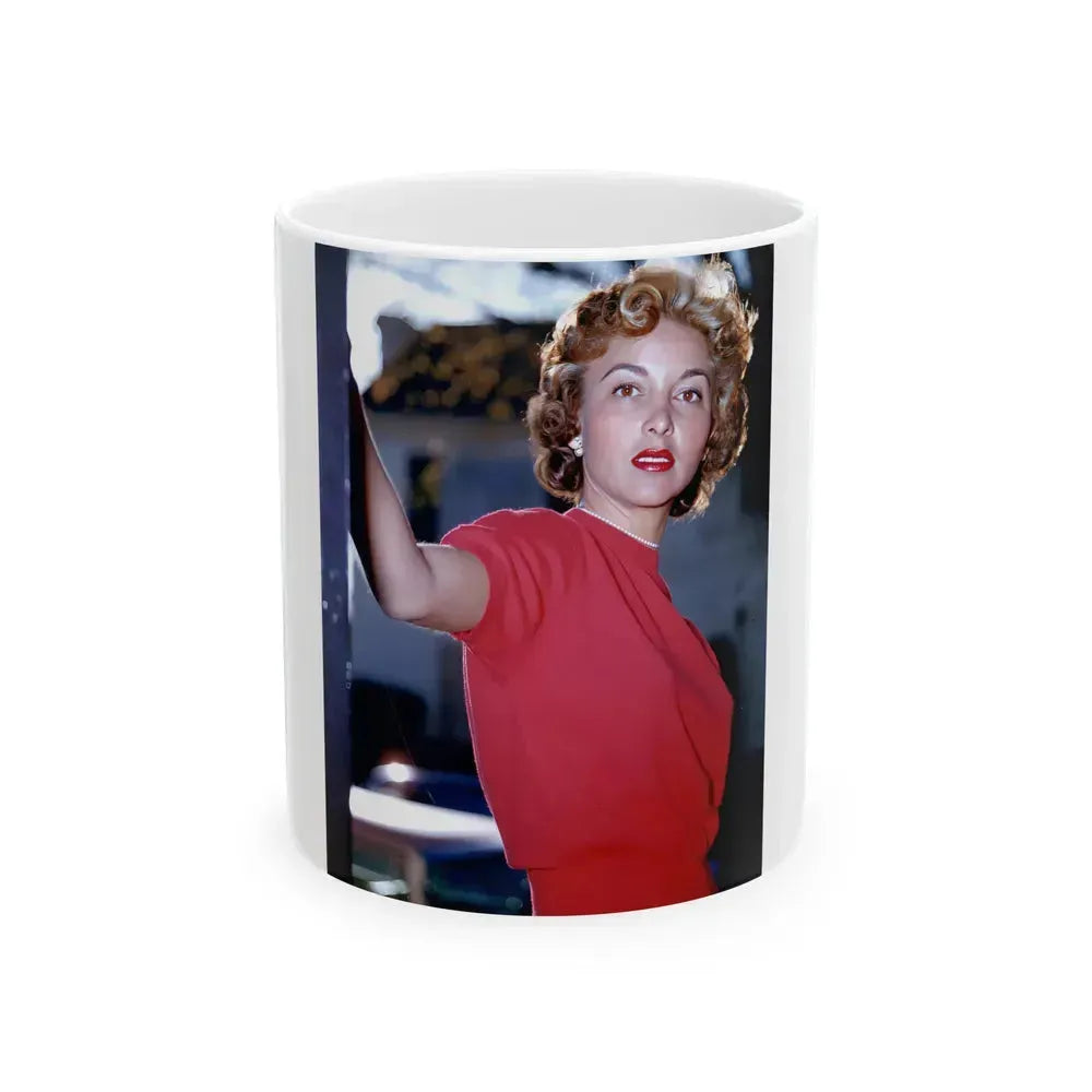 Beverly Garland #10 (Vintage Female Icon) White Coffee Mug 11oz - Go Mug Yourself