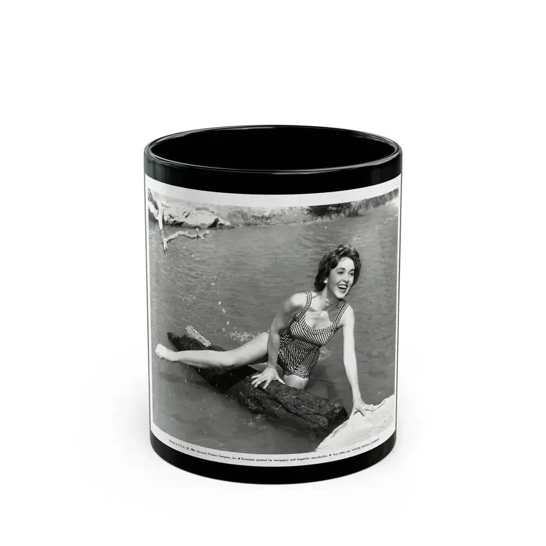 Beverly Garland #101 (Vintage Female Icon) Black Coffee Mug 11oz - Go Mug Yourself