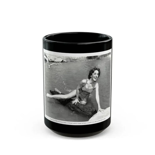 Beverly Garland #101 (Vintage Female Icon) Black Coffee Mug 15oz - Go Mug Yourself