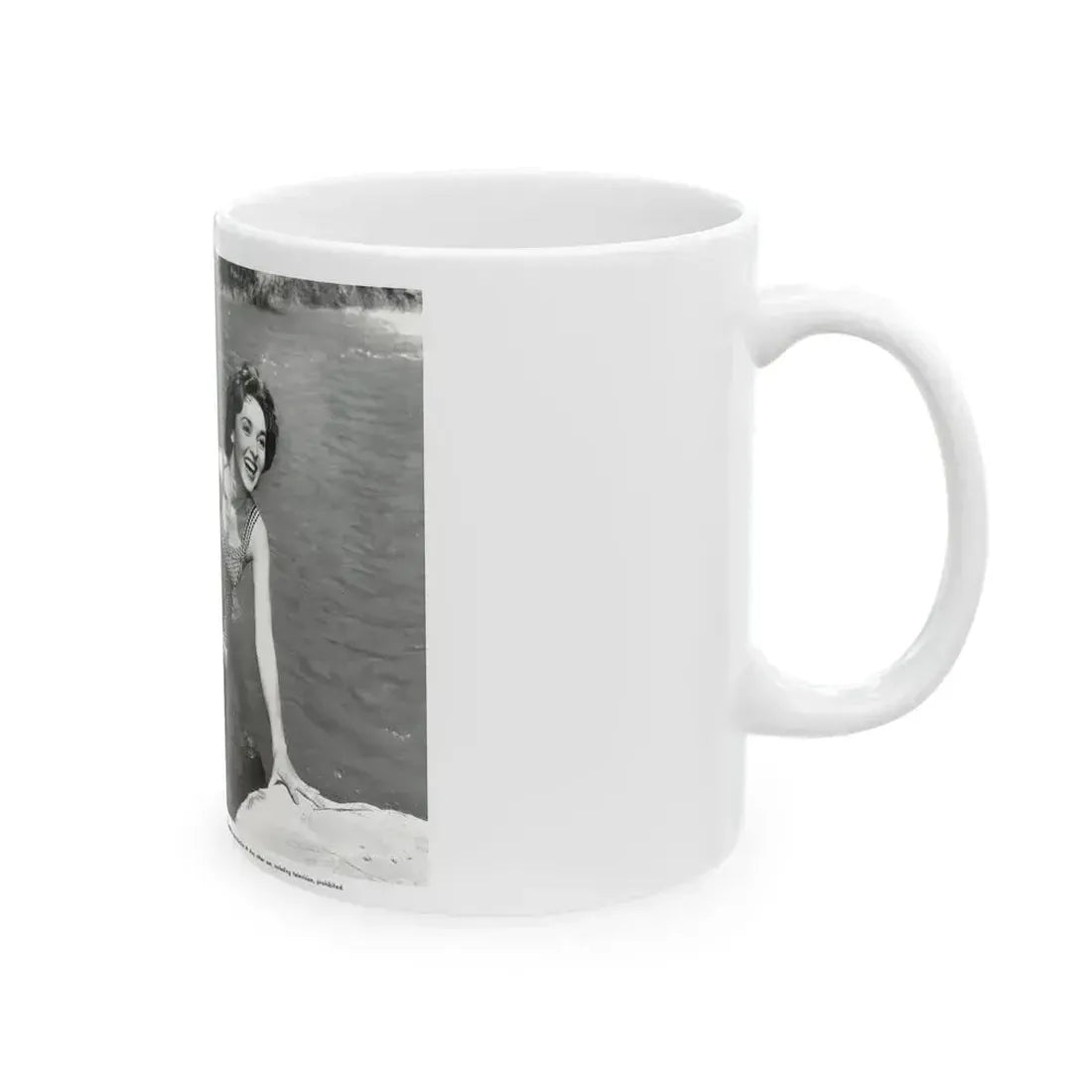 Beverly Garland #101 (Vintage Female Icon) White Coffee Mug - Go Mug Yourself