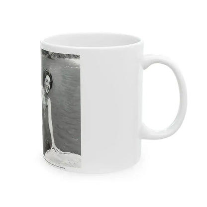 Beverly Garland #101 (Vintage Female Icon) White Coffee Mug - Go Mug Yourself