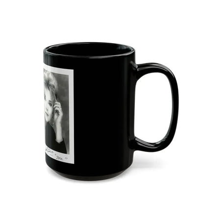 Beverly Garland #102 (Vintage Female Icon) Black Coffee Mug - Go Mug Yourself