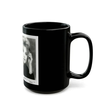 Beverly Garland #102 (Vintage Female Icon) Black Coffee Mug - Go Mug Yourself