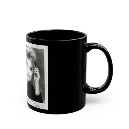 Beverly Garland #102 (Vintage Female Icon) Black Coffee Mug - Go Mug Yourself