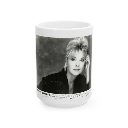 Beverly Garland #102 (Vintage Female Icon) White Coffee Mug 15oz - Go Mug Yourself